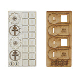 Bolt Action MDF Artillery Zeroing In Markers - Free French