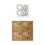 Bolt Action MDF Vehicle Pin Markers - British 8th Army 'Desert Rats'