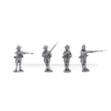 Prussian Fusiliers Firing Line Infantry x4