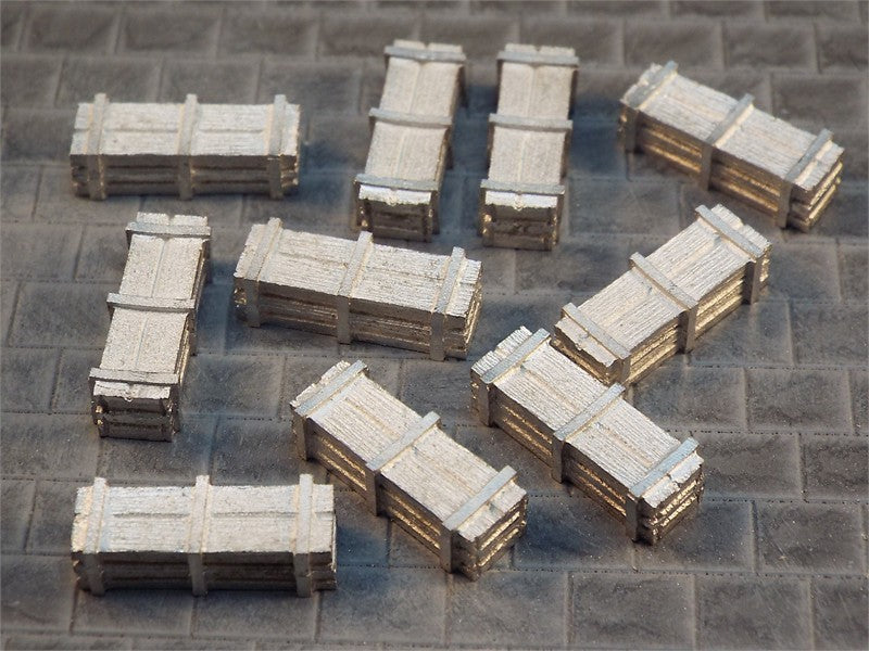 Wooden Crates (18x7x6mm)