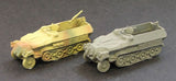 Sdkfz 251/C Halftrack. 1 supplied - picture shows assembly options