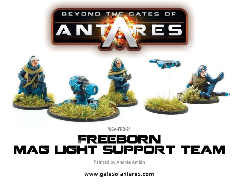 Freeborn Support Team with Mag Light Support